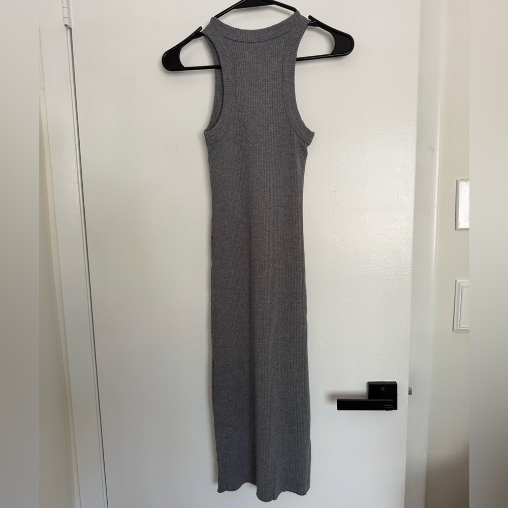 WSLY Rivington Heather Grey Ribbed Dress - Picture 4 of 4